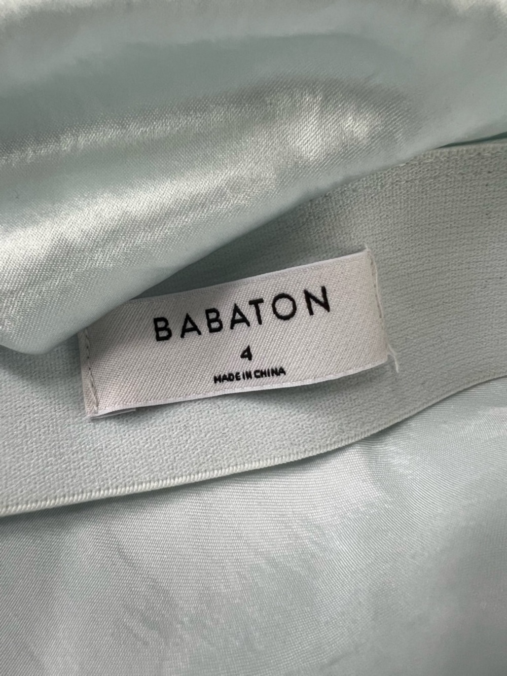 Aritzia Babaton satin slip skirt BLUE - Picture 5 of 7